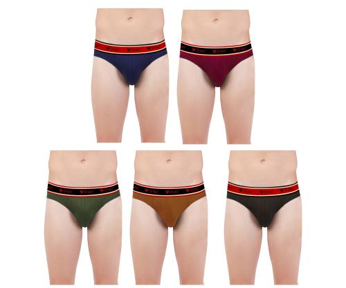 DRAKO MENS / BOYS BRIEF-100% COTTON-5 PCS PACK-95 CM