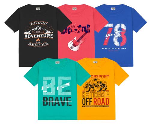 GWA Boys Tshirt HalfSleeve (Pack of 5)