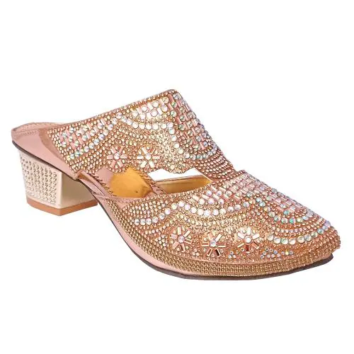 Racecourse Peach Heels for Women