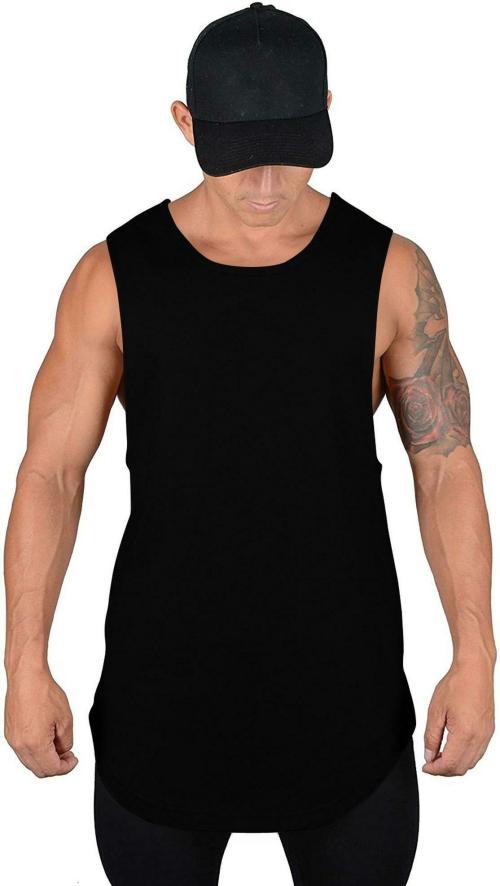 THE BLAZZE 0600 Black Solid Cotton Vest
