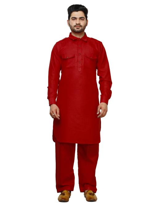 Pro Ethic Style Developer Men's Cotton Pathani Kurta Pajama