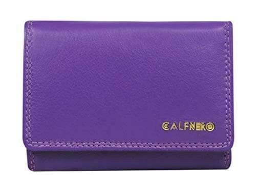 Calfnero Women Purple Genuine Leather Wallet