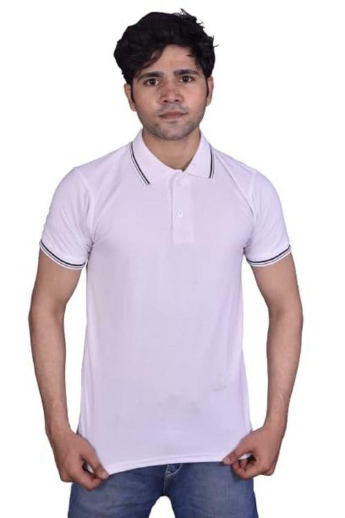 TECHNOBLAZER T-Shirt Men's PCM Polo T-Shirt Collar Neck Slim Fit T-Shirt
