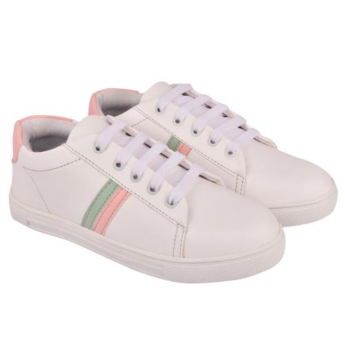 Shoetopia Womens & Girls White Trending Stylish Casual Sneakers Shoes