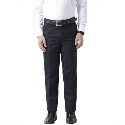 DECAMBRIDGE Mens Casual Regular fit Trouser for Men, Color Navy