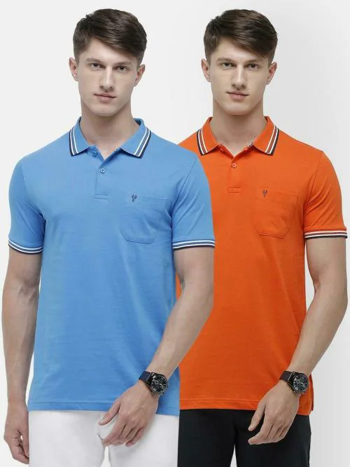 Classic Polo Solid Men Polo Neck Multicolor T-Shirt