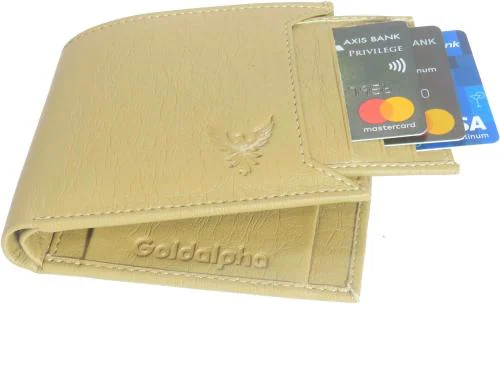 GOLDALPHA Men 8 Card Slots Wallet
