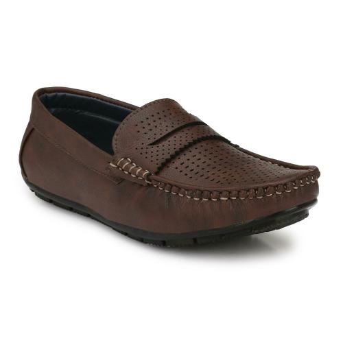 KNOOS Brown Casual Shoes for Men