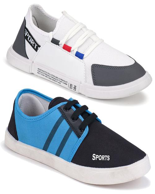 Axter Sports Men Multicolor Shoes Combo