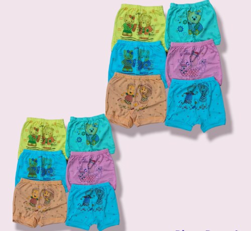 Be Perfect Kids Panties for Girls Multicolor - 12 Piece
