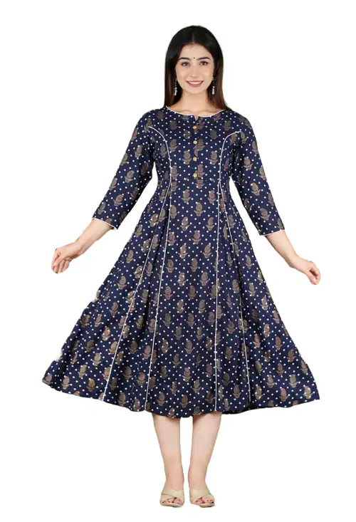 frock suit wali kurti