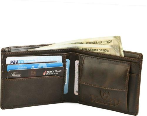Keviv Brown Artificial Leather Wallet