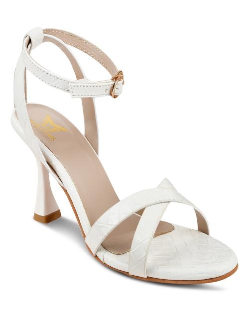 MEPINK Pencil Heels Sandal For Women l Comfortable & Stylish 3 inch Heel l With Buckle Closure