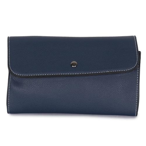 Butterflies Womens Blue Clutch Bag (Bns-B-169#Bl)