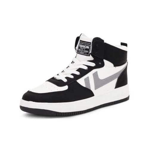 Vittaly Mens Basketball Shoes (Black And White)