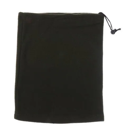 Navkar Crafts Winter Warm Versatile Polar Fleece Neck Gaiter Neck Warmer Face Mask Beanie Hat Thermal Snowboarding Ski Wear Black