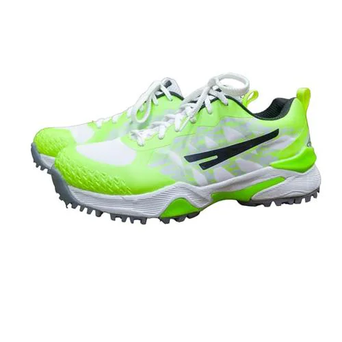 AASHRAy FREEDOM RUBBER SPIKES Cricket Shoes(lemon)