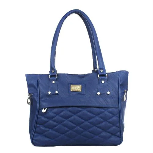 Pagwin Blue PU Leather Women Shoulder Bag (PG-0004-BLUE)