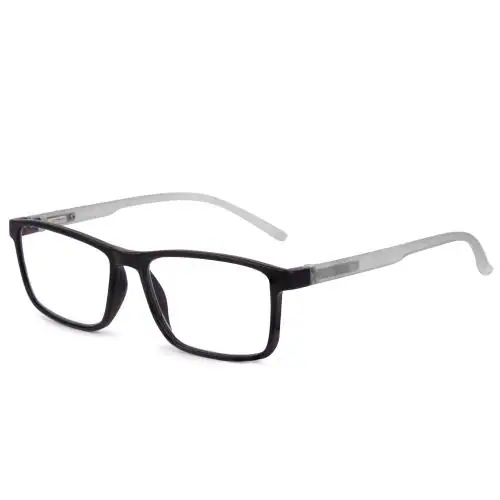 Buy AFERELLE Anti Glare and Blue Zero Power Cut Rectangular Full Rim