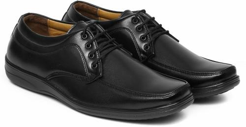 Field Care Men Lace-Ups Formal Shoes (Black) - 7 UK