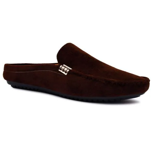 EL Fox Casual Latest Sued Half Cut Loafers Shoes For Men