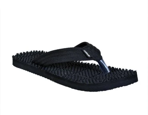 Crazy Bunny Men Black Flip-Flops - 6