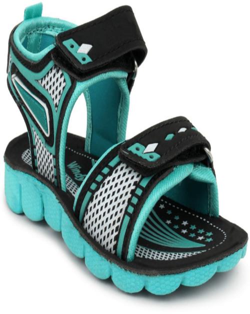 Tollymart Boys and Girls Velcro Strappy Sandals (Black) |10|4_4-5Yr
