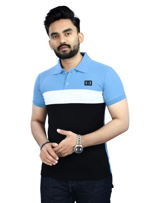 Buy DYRECTDEALS polo neck half sleeve tshirttshirt with collarmens