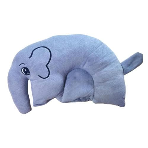 Thank You Mommy Baby Mustard Pillow, Mustard Seed Pillow For New Born Baby, Baby Head Shaping Pillow, Mustard Pillow (Elephant Shape) (Grey)