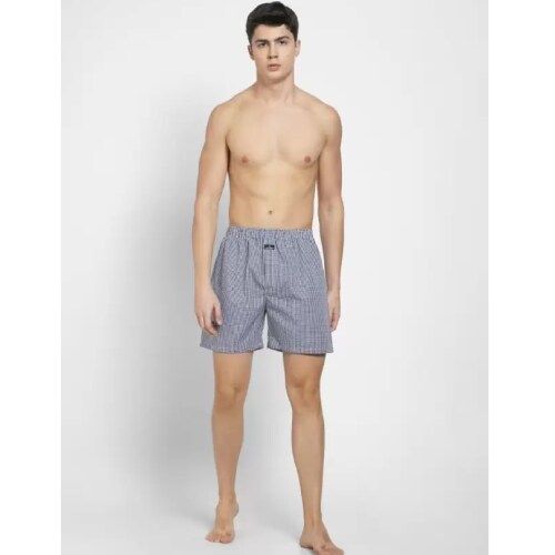 JOCKEY 1222 Checkered Men Boxer (Size-XL, Multicolor) Pack of 2
