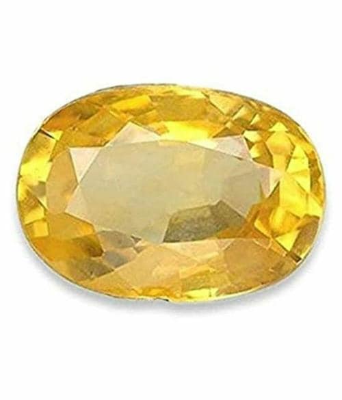 BAGUE Natural Yellow Sapphire Gemstone 8 Carat