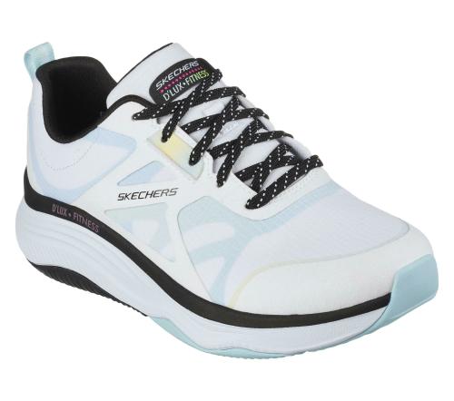 Skechers D'LUX FITNESS-BRIGHT BALANCE White Sports Shoes for Womens
