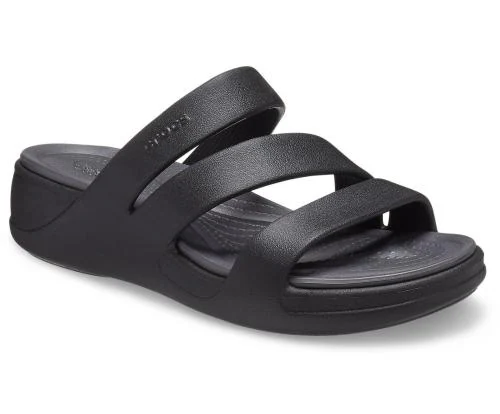 Crocs Boca Black Sandals For Womens