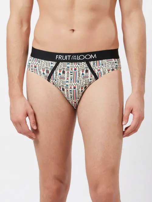 FRUIT OF THE LOOM Men's Assorted Printed Cotton Briefs