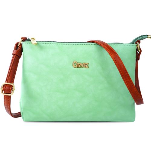 Buy Orviz Elegant Sling Bag For Women ( Pista ) Online at Best Prices