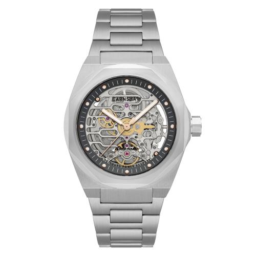 EARNSHAW Discovery Automatic Skeleton 72 Hours Power Reserve Watch For Men -ES-8228-11