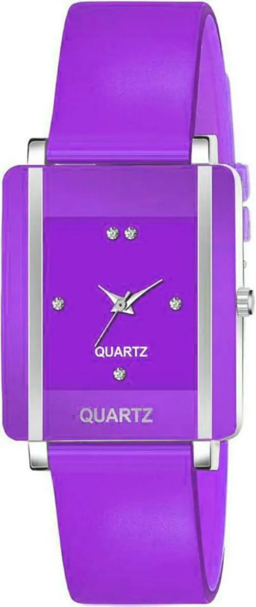Bolun Analog Purple Dial Purple Strap Watch For Women JioMart