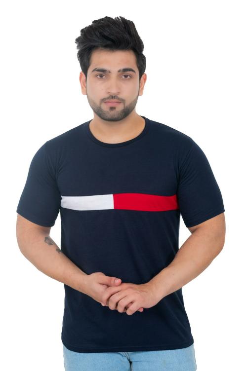 Regular Fit SKYBEN Branded TShirt For Men In Polycotton Fabric JioMart