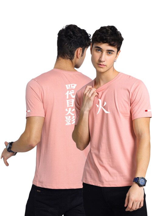 Baby Pink - 2XL Hookage Naruto T shirt Anime T shirt For Men TeesTheDay