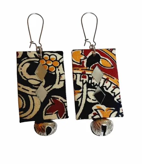 Buy Rupkatha Fashion Jewelley Ajrakh Print Cloth Multicolor Mandala