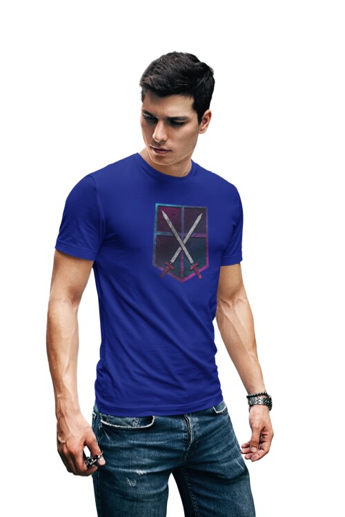 Royal Blue - 2XL Training Corps AOT Attack On Titan T shirt For Men TeesTheDay