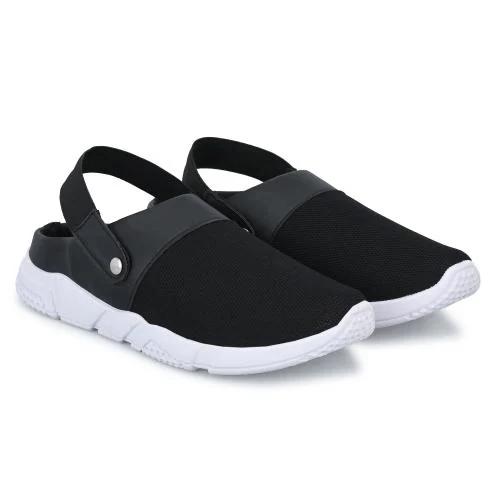 BIRDE Stylish Comfortable Black Clogs For Men's