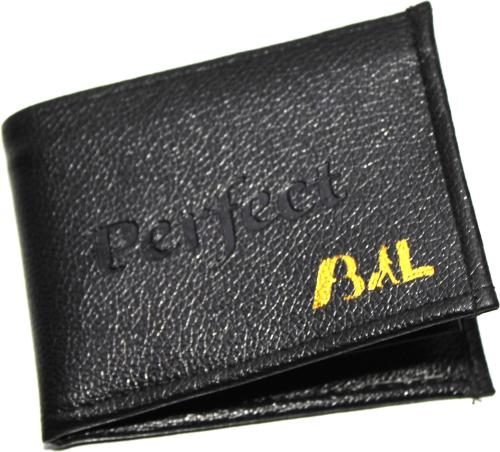 Abil Boys Black Genuine Leather 9-Card Slots Wallet