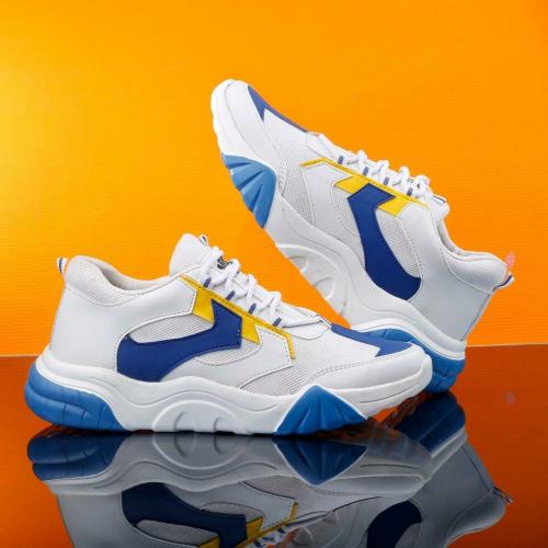 StepIndia Men Lace-Up Running Shoes (Multicolor) size 10