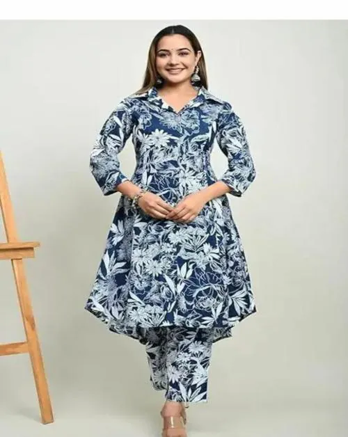 BLACK TEETAR Women's Kurta with Pant