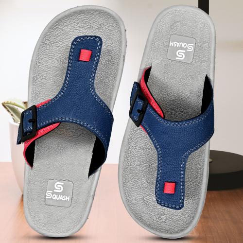 Squash Extra Comfort Grey Casual Stylish Slippers For Men