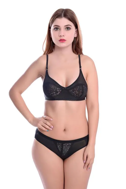 Buy In-Curve -Women Net Bra Panty Set for Lingerie Set ( Pack of 1