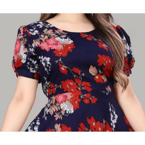 DDRS FASION Women Maxi nevy blue Dress-XXL