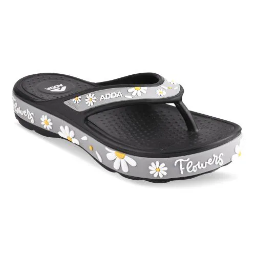 ADDA MYTIME-2 Women Black Thong Flip-Flops