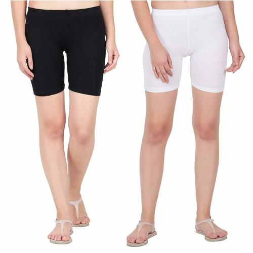 Splash Women's Cotton Lycra Shorts for Under Dresses | Cycling Shorts for Women